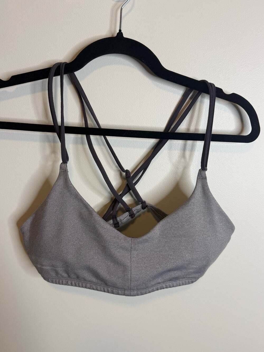 Roxy gray dry flight bra size medium